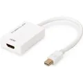 Digitus ASSMANN DisplayPort Adapterkabel mini DP - HDMI Typ A St/Bu 0,2m HDMI Ver. 2.0 aktiv CE gold we (HDMI, 20 cm) (AK-340416-002-W)