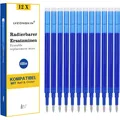 Radierbare Tinte Ersatzmine, 12 Stück für Pilot FriXion und Eberhard Faber