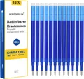 [12 Stück] - Radierbare Ersatzmine, Kompatibel mit Pilot FriXion Ball &amp; 