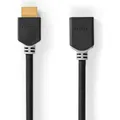 Nedis High Speed HDMI Kabel mit Ethernet | HDMI Stecker | HDMI Buchse | 4K@60Hz | ARC | 18 Gbp (2 m) (CVBW34090AT20)