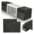 Juskys WPC Terrassendielen 20 m² - 220 cm Dielen, wetterfest inkl. Unterkonstruktion - Grau