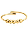 Purelei Shade Anxiety Ring - Fidget – New Generation - Damenring aus langlebigem Edelstahl – Wasserfeste Ringe – in verstellbaren Größen erhältlich von 50-56 - Damenschmuck (Gold)