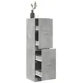 vidaXL Apothekerschrank Betongrau 40x41x144,5 cm Holzwerkstoff