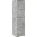 vidaXL Apothekerschrank Betongrau 40x41x144,5 cm Holzwerkstoff 3309639