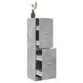 Apothekerschrank Betongrau 40x41x144,5 Cm Spanplatte