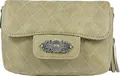 Gesteppte Handtasche "Alessia" mit Applikation | Taupe