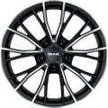 Mak Mark-D gloss black 9x20 ET44 - LK5/112 ML66.6 Alufelge schwarz