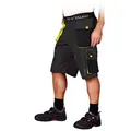 LEBER & HOLLMANN Arbeitsshorts KURZE Arbeitshose Sicherheitshose Schutzhose Hose NEU Farbwahl gelb|grau XXL
