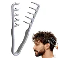 Curl and Texture Comb, Hair Tongs Texture Comb, Styling, Volume Tool, for Hai...