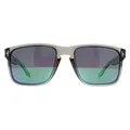Oakley Holbrook XL OO9417-33 grau Tinte prizm jade polarisierte Sonnenbrille