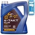 4L Mannol Motoröl Motorradöl 4-Takt Teilsynthetisch 10W-40 API SL JASO MA2