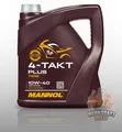 4L LITER MANNOL 4-TAKT PLUS SAE 10W-40 MOTORRAD-ÖL MOTORÖL für QUADS ROLLER ATV