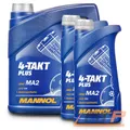 MANNOL 6 L LITER 4-TAKT PLUS MOTORÖL MOTOR-ÖL MOTOREN-ÖL