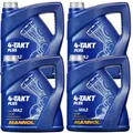 16 LITER MANNOL 4-TAKT PLUS MOTORRADÖL 10W-40 API SL JASO MA/MA2