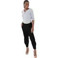 Stehmann Schlupfhose Stehmann, Rachell-650 in leichter Sommerqualität mit Faltendetails Faltendetails an den Taschen schwarz 36