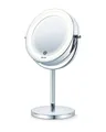 BEURER BS 55 LED Stand-Kosmetikspiegel drehbar 2-seitig normal+7-fach Ø 13cm