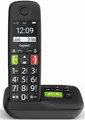Gigaset E290A Schnurloses Telefon mit Anrufbeantworter schwarz