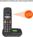 Gigaset E290A-Schnurloses Seniorentelefon mit Anrufbeantworterr , schwarz  "gebr