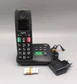 Gigaset E290A-Schnurloses Telefon mit Anrufbeantworter , große Tasten neue Akkus