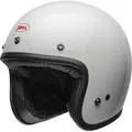 Bell Custom 500 Solid 06 Jethelm, weiss, Größe M für Männer
