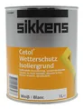 Sikkens Cetol Wetterschutz Isoliergrund Grundierung für Holz weiß deckend - 1 L
