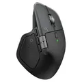 LOGITECH MX MASTER 4 Maus für Mac SpaceBlack 910-007577 Haptisches Feedback - Silber