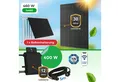 Paket.ag Balkonkraftwerk 460 W–Black Frame Modul(bifazial) + Hoymiles HM-400 + Balkonhalterung, (1-St)