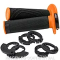 Gratisversand Domino D200 Motorrad Griffstücke Schwarz Orange