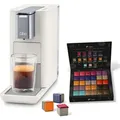 Tchibo Qbo ESSENTIAL Premium Kapselmaschine inkl. 30 recyclebare Qbo Kapseln für Espresso, Caffè und Caffè Grande, kompaktes, innovatives Design...