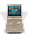 Nintendo Gameboy Advance SP - IPS V5 LCD Display - GBA SP Game Boy - Gold - Neu