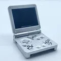 Nintendo Gameboy Advance SP Konsole GBA AGS-101 Tribal Limited Edition Silber
