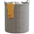 König Design Wäschesack Wäschekorb mit Henkel faltbar Wäschetonne, Wäschebox aus Oxford-Stoff, Wasserdicht Wäschesammler Laundry Basket 35 cm x 43 cm