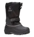 Kamik Winterstiefel Waterbug 5G (wasserdicht) schwarz/charcoal Kinder, Größe Euro (US): 38