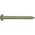 DIN96 2.0 x 16 Messing blank Holzschraube Halbrundkopf mit Schlitz
