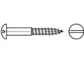 500 x Halbrund-Holzschrauben mit Schlitz DIN 96 Messing 2 x 16, CAB FASTENING