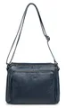 Caspar Umhängetasche Damen Crossbody Bag Leder Handtasche - PREMIUM LINE - Modell No.861, leicht, elegant & unempfindlich - 100% Echtleder - Handmade in Italy