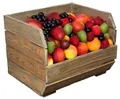 Küchenregal 40x33x30 cm in palisander Gemüsekiste Holzkiste Obstkiste