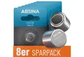 ABSINA 8x CR1/3N Batterie Lithium 3V - Batterie CR11108 auslaufsicher Knopfzelle, (8 St)