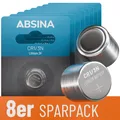 ABSINA 8x CR1/3N Batterie Lithium 3V - Batterien CR11108, Knopfzelle CR1 3N