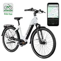 Tretwerk Amber Nexus E Bike Damen 28 Zoll Elektrofahrrad 155 - 185 cm Hollandrad Tiefeinsteiger weiß 48 cm