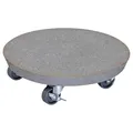 WAGNER Pflanzenroller Blumenroller STONE Rund 28 x 7,5 cm Terrazzo-Optik