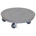 WAGNER Pflanzenroller Blumenroller STONE Rund 28 x 7,5 cm Terrazzo-Optik