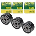 3x MANN MW75 Ölfilter für BMW i3 I01 Motorräder R1200 R nine T K1200 K1600 C600