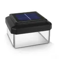 Green Blue LED Solarlampe für Zaunpfähle | Gartenlicht mit Dämmerungssensor | Warmweiß 4000K | Inklusive Akku | Kompakte Größe (100x100 mm)