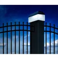 5902211124511 LED Solarlampe Zaunpfahl Gartenlicht mit Dämmerungssensor 100x100m
