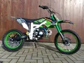 KXD Dirt-Bike 125ccm Dirtbike Pitbike 612 4Takt 17/14 Enduro Cross Motorrad Grün