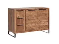 massivum Waschtisch Sydney Akazienholz, Badunterschrank Massivholz (1-St)