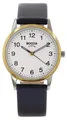 Boccia Damen Armbanduhr 3379-02 Classic Titan bicolor Lederband schwarz