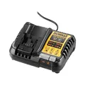 DEWALT System-Schnelladegerät DCB1104 (4 A Ladestrom, lädt XR Schiebe-Akkus von 10,8 bis 18 Volt sowie Flexvolt Akkus, mit LED-Anzeige, für Wandmontage geeignet), Lithium-Ion, Charger