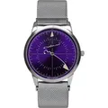 UMF Ruhla - Colani Limited Edition Silber / Violett - Quarzuhr mit Edelstahlarmband - 1342M-5